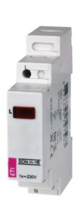 Lampka modułowa 1‑fazowy czerwony 230V LED SON H‑1R 002471550