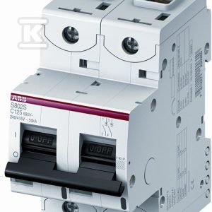 Wyłącznik nadmiarowo-prądowy, 2P, charakterystyka K, 6A, 50kA, AC | S802S-K6 2CCS862001R0067