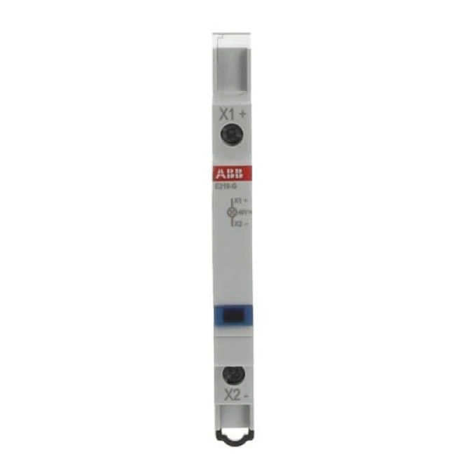 Lampka modułowa 1‑fazowa niebieska 12‑48V AC/DC E219‑G48 2CCA703424R0001