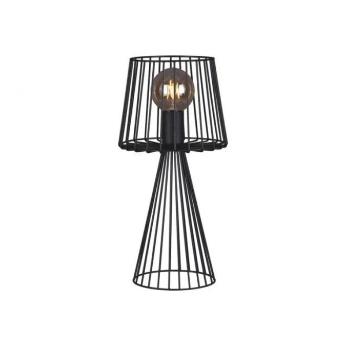Lampka stołowa designerska druciana z serii SOUL BLACK K‑4642 Kaja Lighting
