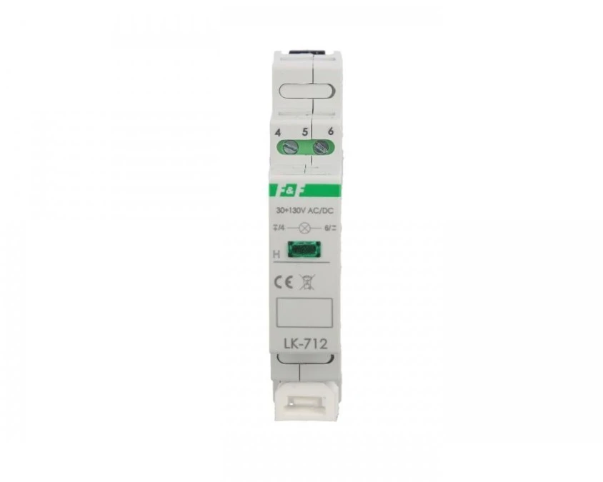Lampka modułowa 1‑fazowa zielona 30‑130V AC/DC LK‑712G‑30‑130V