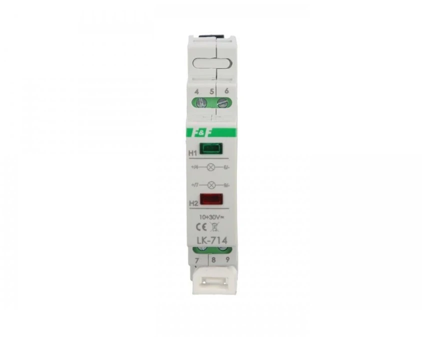Lampka modułowa 1‑fazowa zielona/czerwona 10‑30V AC/DC LK‑714‑10‑30V