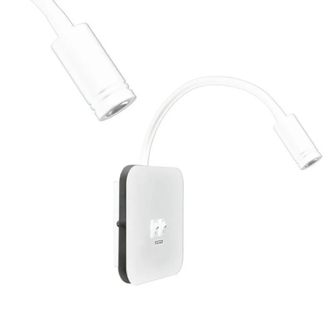 Lampka nocna BASE 8W+2W WHITE ML6351 Milagro