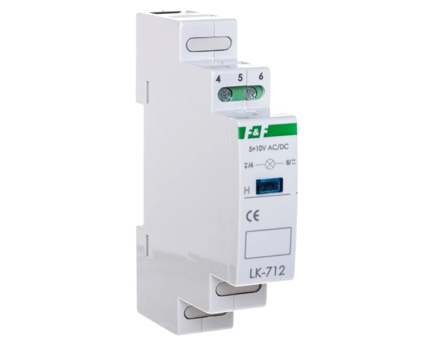 Lampka modułowa 1‑fazowa niebieska LK‑712B‑5‑10V