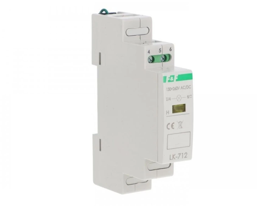 Lampka modułowa 1‑fazowa żółta 130‑260V AC/DC LK‑712Y‑130‑260V