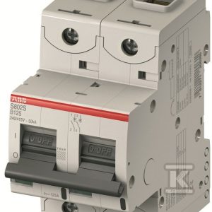 Wyłącznik nadmiarowo-prądowy, 2P, charakterystyka K, 8A, 50kA, AC | S802S-K8 2CCS862001R0407 Wyłącznik nadmiarowo-prądowy, 2P, charakterystyka K, 8A, 50kA, AC | S802S-K8 2CCS862001R0407