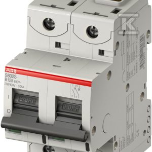 Wyłącznik nadmiarowo-prądowy, 2P, charakterystyka D, 40A, 50kA, AC | S802S-D40 2CCS862001R0401