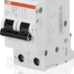 Wyłącznik nadmiarowo-prądowy, 2P, charakterystyka Z, 5A, 10kA, AC/DC | S202M-Z5UC 2CDS272061R0358