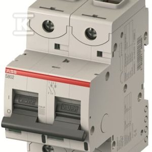 Wyłącznik nadmiarowo-prądowy, 2P, charakterystyka D, 40A, 25kA, AC | S802C-D40 2CCS882001R0401
