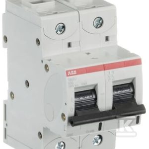 Wyłącznik nadmiarowo-prądowy, 2P, charakterystyka K, 50A, 50kA, AC | S802U-K50 2CCS862017R0577