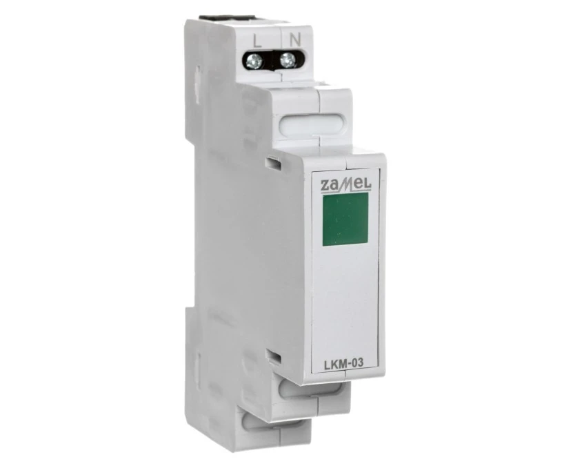 Lampka modułowa 1‑fazowa zielona 230V LED LKM‑03‑20 EXT10000045