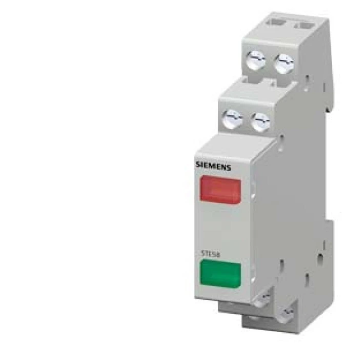 Lampka modułowa 1‑fazowa czerwona/zielona 230V 5TE5801
