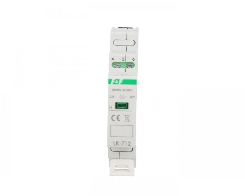 Lampka modułowa 1‑fazowa zielony 10‑30V AC/DC LK‑712G‑10‑30V