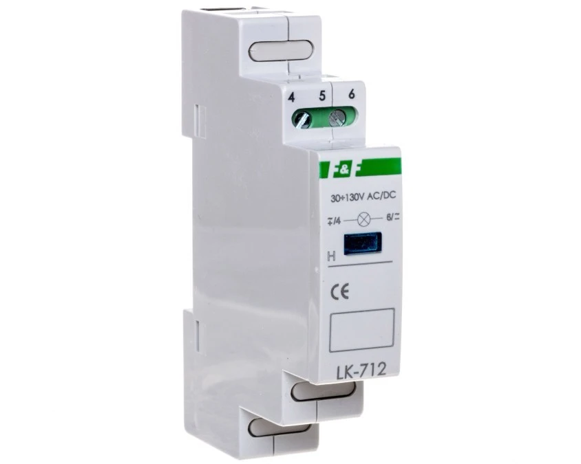 Lampka modułowa 1‑fazowa niebieska LK‑712B‑30‑130V