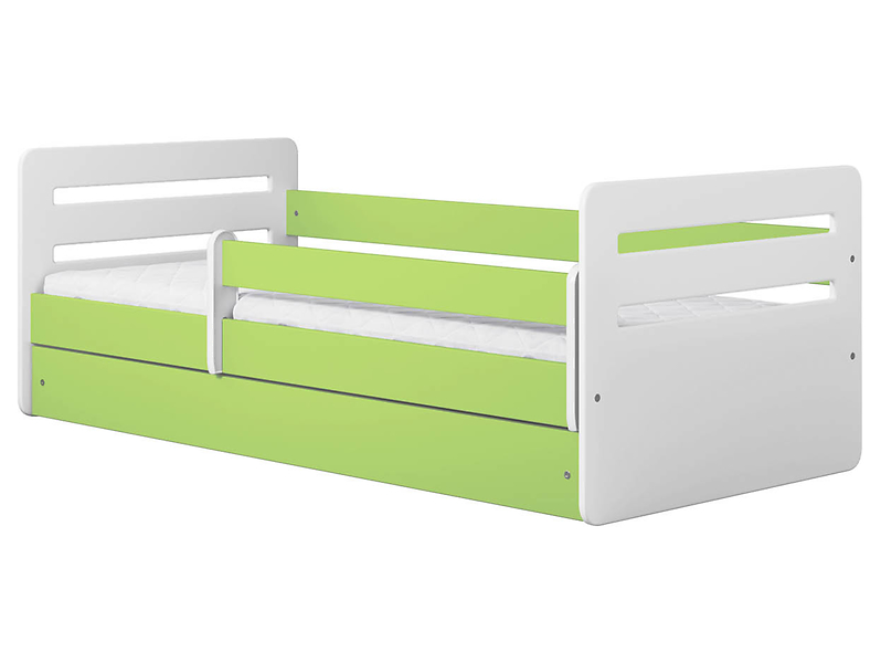 Łóżko Tomi 140x80 z szufladą zielone 102389