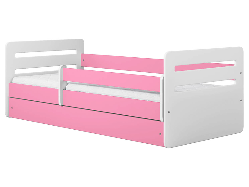 Łóżko Tomi 180x80 z szufladą różowe 102397