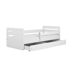 Łóżko Tomi białe z szufladą materac piankowy 160×80 1053974
