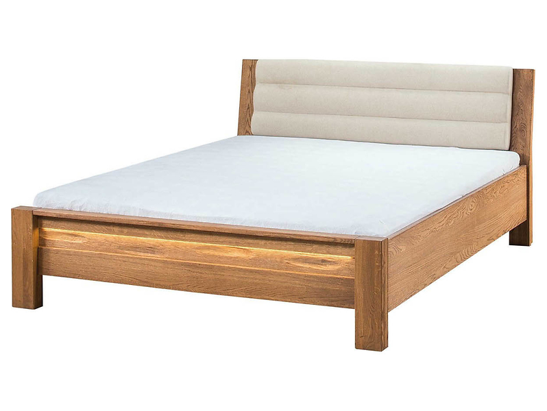Łóżko Velvet B-76 160x200 masyw dąb rustical/nordic 101 139956
