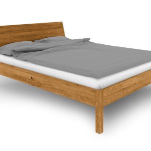 Łóżko VENTO A-0 180×200 cm z Drewnianym Zagłówkiem Dąb Dziki 165099 Łóżko VENTO A-0 180×200 cm z Drewnianym Zagłówkiem Dąb Dziki 165099