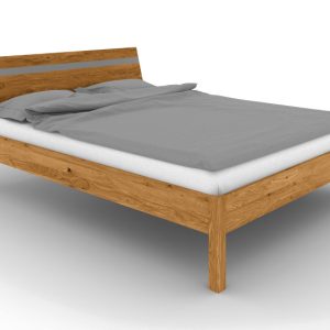 Łóżko VENTO A-1 120×200 cm z Drewnianym Zagłówkiem Dąb Dziki 164754 Łóżko VENTO A-1 120×200 cm z Drewnianym Zagłówkiem Dąb Dziki 164754