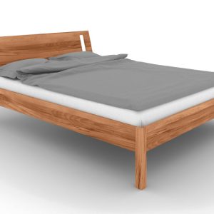 Łóżko VENTO A-7 120×200 cm z Drewnianym Zagłówkiem Buk Dziki 164724 Łóżko VENTO A-7 120×200 cm z Drewnianym Zagłówkiem Buk Dziki 164724