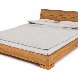 Łóżko VENTO E-9 80×200 cm z Drewnianym Zagłówkiem Dąb Dziki 165428 Łóżko VENTO E-9 80×200 cm z Drewnianym Zagłówkiem Dąb Dziki 165428