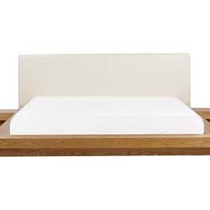 Łóżko wodne Ekoskóra ZEN 180 x 200 cm Jesion naturalny 383820 Łóżko wodne Ekoskóra ZEN 180 x 200 cm Jesion naturalny 383820