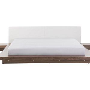Łóżko wodne materac 180×200 brązowe 383819 Łóżko wodne materac 180×200 brązowe 383819