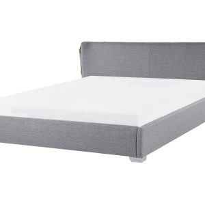 Łóżko wodne stelaż i materac 160×200 szare 171628 Łóżko wodne stelaż i materac 160×200 szare 171628