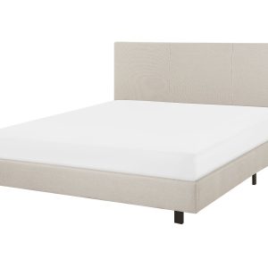 Łóżko wodne tapicerowane 160×200 cm beżowe 453826 Łóżko wodne tapicerowane 160×200 cm beżowe 453826