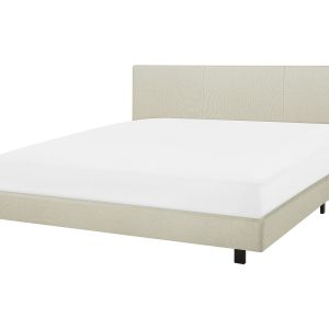 Łóżko wodne tapicerowane 180×200 cm beżowe 383809 Łóżko wodne tapicerowane 180×200 cm beżowe 383809
