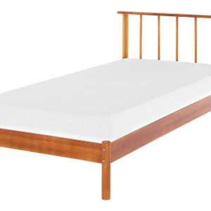 Łóżko ze stelażem 90×200 cm jasne drewno 63594 Łóżko ze stelażem 90×200 cm jasne drewno 63594