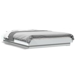 Łóżko Ze Stelażem Drewnopodobne Rama Łóżka Do Sypialni Pokoju 120×190 cm 473012 Łóżko Ze Stelażem Drewnopodobne Rama Łóżka Do Sypialni Pokoju 120×190 cm 473012