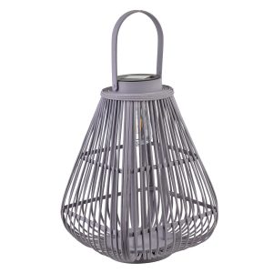 LUCIE Lampion solarny 29x29x40cm/57cm fioletowo szary 965234 LUCIE Lampion solarny 29x29x40cm/57cm fioletowo szary 965234