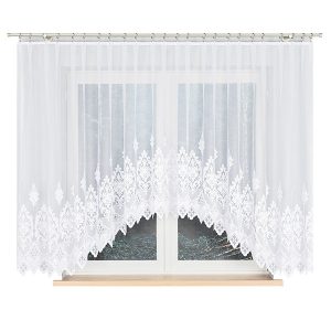 LUDMIŁA – Firanka gotowa żakardowa z podcięciem na dole – 400×160 cm 774672 LUDMIŁA – Firanka gotowa żakardowa z podcięciem na dole – 400×160 cm 774672
