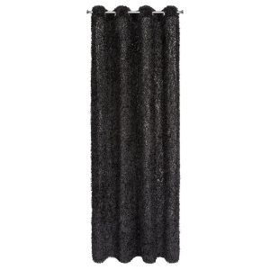 Luksusowa zasłona na przelotkach MARION1 140X250 czarna 951703