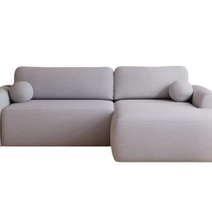 Luksusowy Szary narożnik boucle do salonu AURA 990599 Luksusowy Szary narożnik boucle do salonu AURA 990599