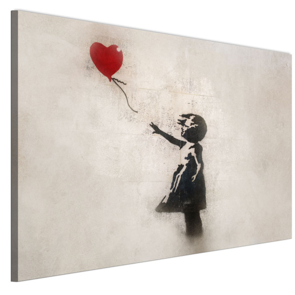 LUMASOUL Jednoczęściowy obraz, Motyw Banksy, Rozmiar 90x60 cm 952630