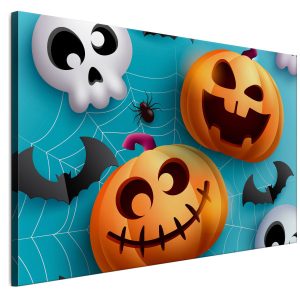 LUMASOUL Jednoczęściowy obraz, Motyw Halloween, Rozmiar 120×80 cm 953388 LUMASOUL Jednoczęściowy obraz, Motyw Halloween, Rozmiar 120×80 cm 953388
