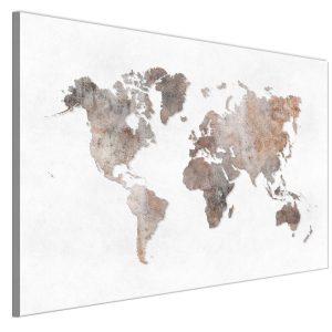 LUMASOUL Jednoczęściowy obraz, Motyw Mapa, Rozmiar 90×60 cm 953482 LUMASOUL Jednoczęściowy obraz, Motyw Mapa, Rozmiar 90×60 cm 953482