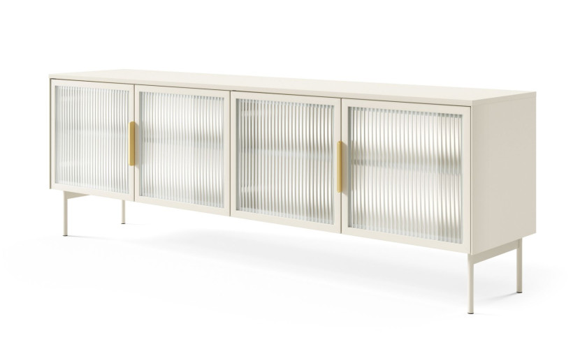 LUMIN Szafka RTV Kaszmirowa 4D + LED 662452