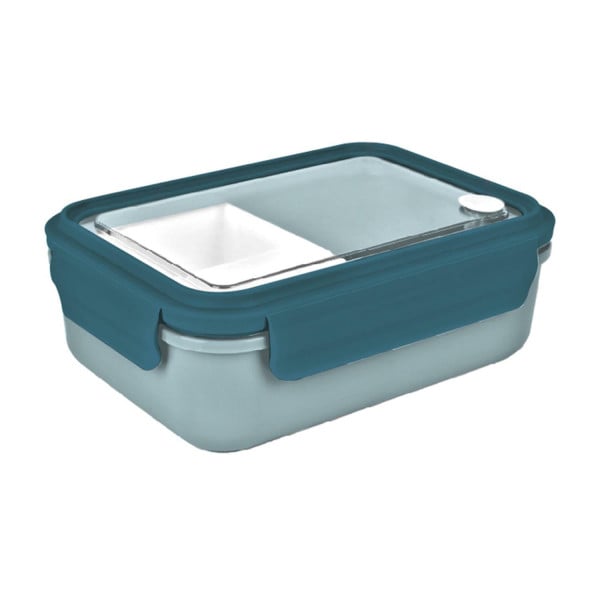 Lunch box clip niebieski 1,26l z polipropylenu 21×13×7,5 cm 716234
