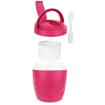 Lunchbox Travel okrągły czerwony 84532
