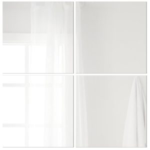 Lustra samoprzylepne 30 cm Levi Square 4 szt. 1032242 Lustra samoprzylepne 30 cm Levi Square 4 szt. 1032242