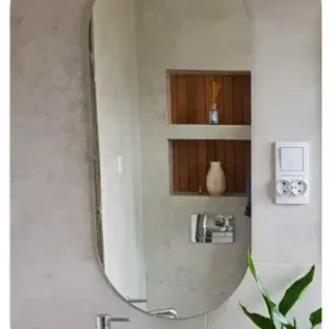 Lustro 40×100 owalne srebrne łazienkowe owal bez podświetlenia szlifowane 741004 Lustro 40×100 owalne srebrne łazienkowe owal bez podświetlenia szlifowane 741004