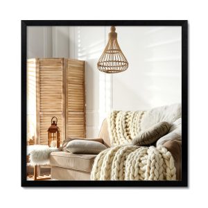 Lustro 53×53 cm nowoczesne dekoracyjne lustro ścienne czarne 897376 Lustro 53×53 cm nowoczesne dekoracyjne lustro ścienne czarne 897376