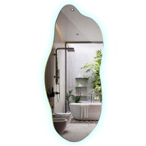 Lustro Asymetryczne Ozdobne do Salonu 45×100 cm Zimne LED 656105 Lustro Asymetryczne Ozdobne do Salonu 45×100 cm Zimne LED 656105