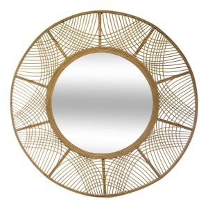 Lustro boho w bambusowej ramie INA, Ø 89 cm 102567 Lustro boho w bambusowej ramie INA, Ø 89 cm 102567