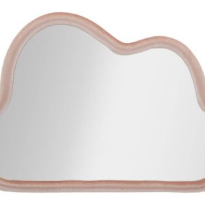 Lustro chmurka w welurowej ramie, 90 x 60 cm 269551 Lustro chmurka w welurowej ramie, 90 x 60 cm 269551