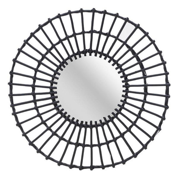 Lustro dekoracyjne 60 cm BAMBUS czarne 146802